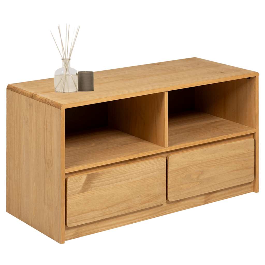 TV Cabinet SAUDA Oak 99x43x55 cm Solid Wood Pine